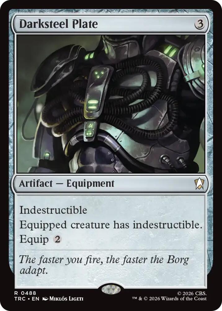 Darksteel Plate (Surge Foil) (488) [Star Trek Commander]