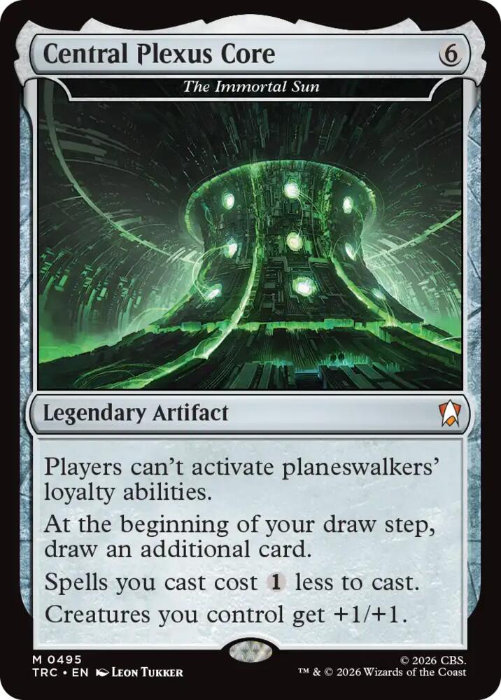 Central Plexus Core - - The Immortal Sun (Surge Foil) (495) [Star Trek Commander]