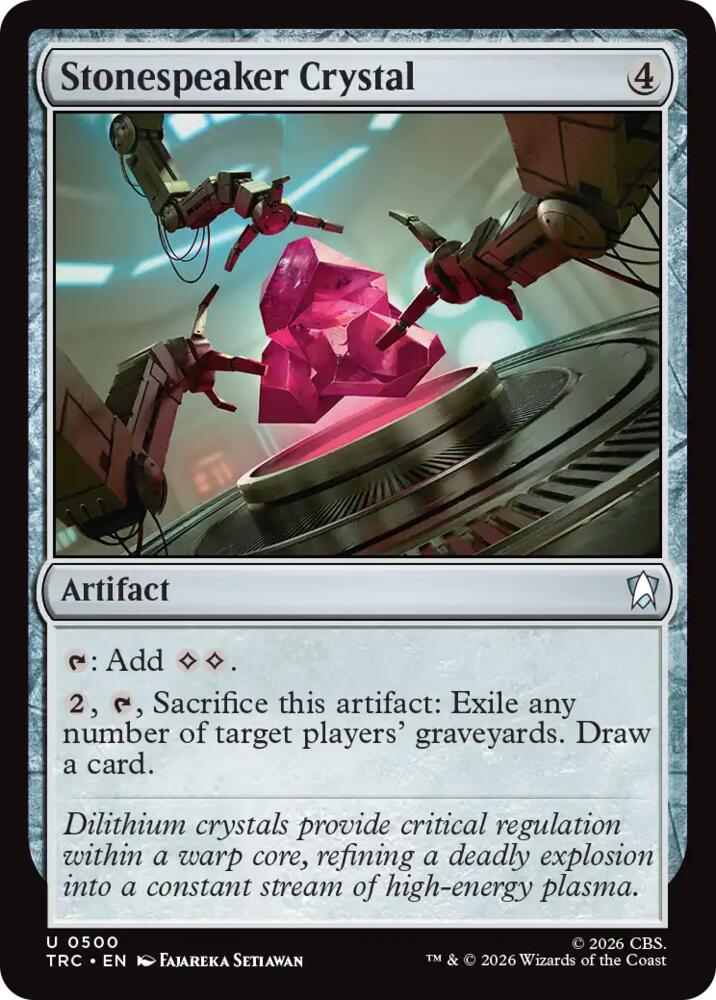 Stonespeaker Crystal (Surge Foil) (500) [Star Trek Commander]