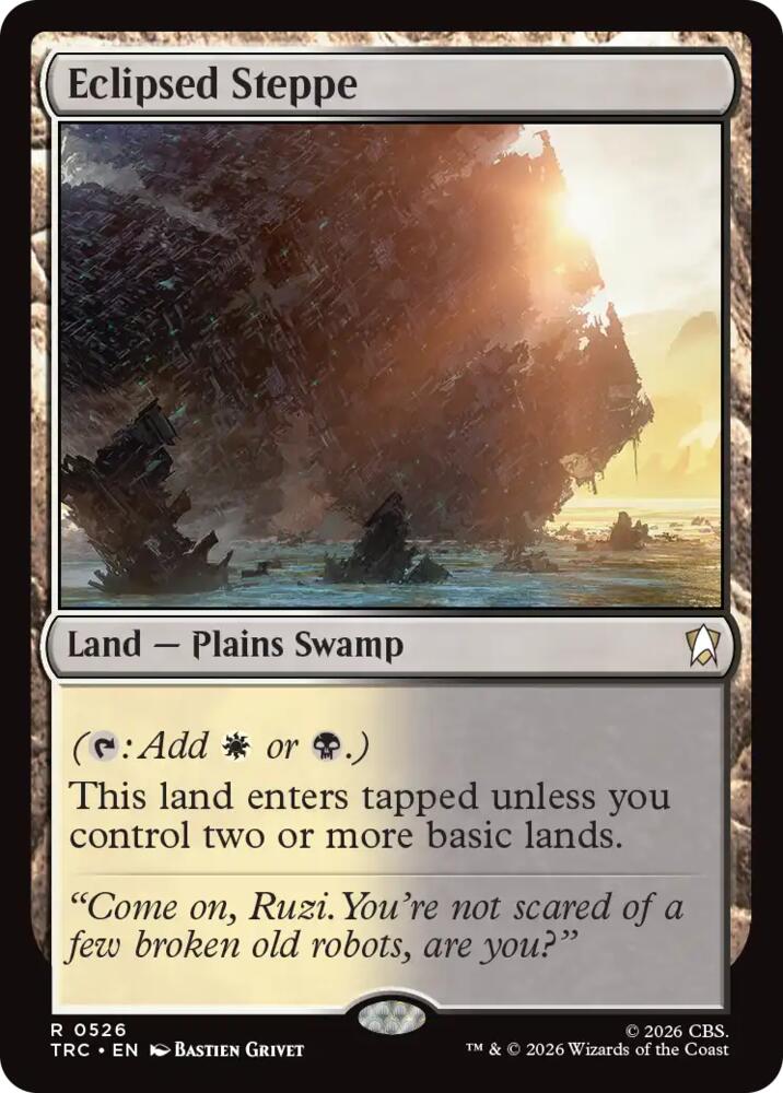 Eclipsed Steppe (Surge Foil) (526) [Star Trek Commander]