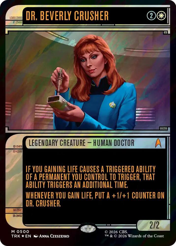 Dr. Beverly Crusher (Showcase) (Surge Foil) (500) [Star Trek]