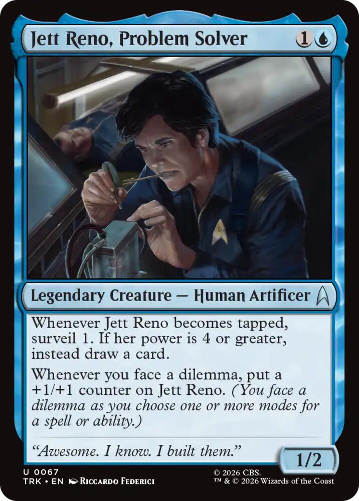 Jett Reno, Problem Solver (67) [Star Trek]
