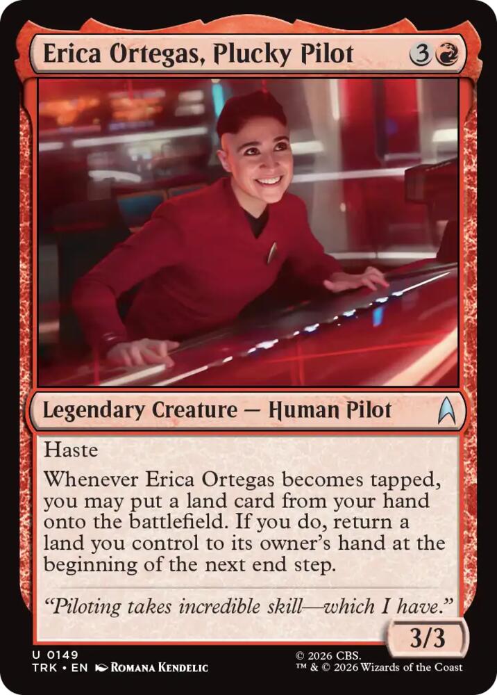 Erica Ortegas, Plucky Pilot (149) [Star Trek]