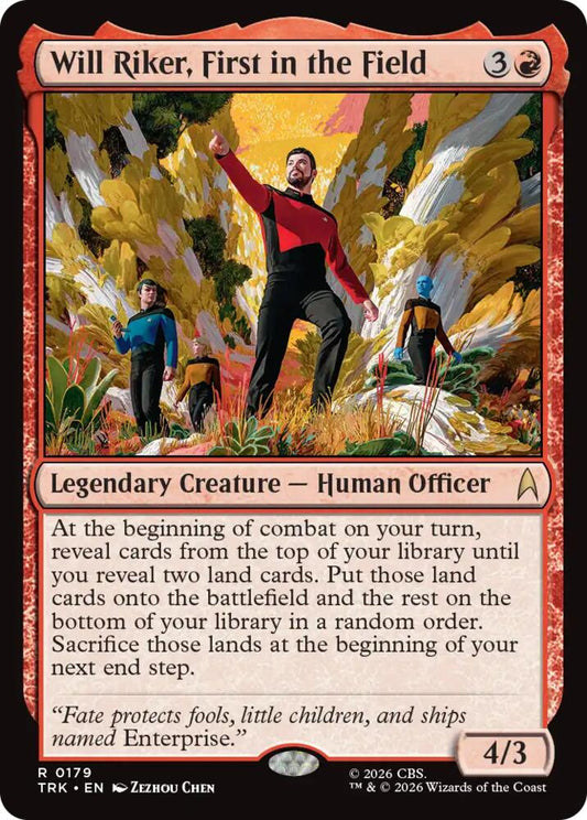 Will Riker, First in the Field (179) [Star Trek]