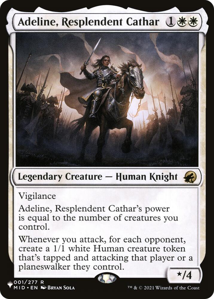 Adeline, Resplendent Cathar (1) [The List]