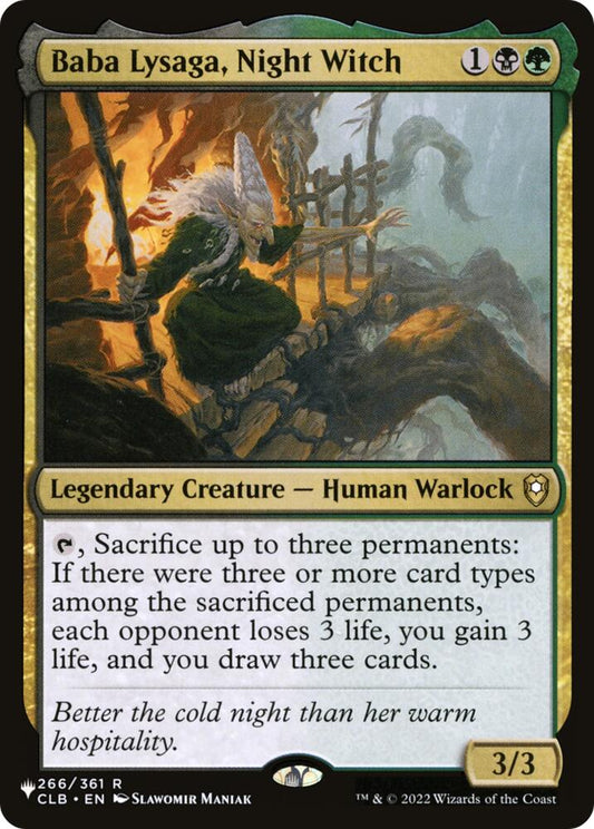 Baba Lysaga, Night Witch (266) [The List]