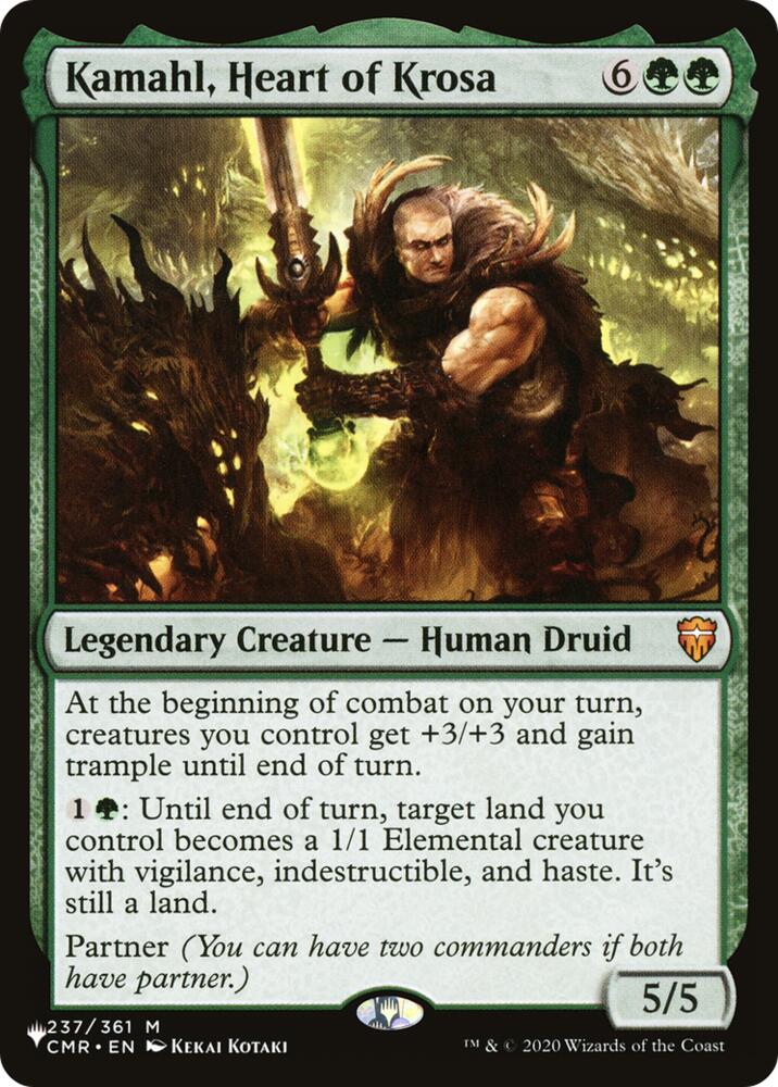 Kamahl, Heart of Krosa (237) [The List]