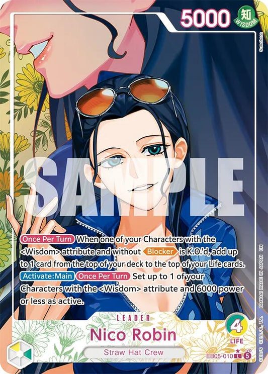 Nico Robin (010) (Alternate Art) (EB05-010) [Extra Booster: One Piece Heroines Edition Vol. 2]