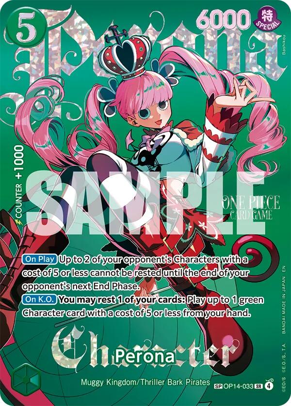 Perona - OP14-033 (SP) [Extra Booster: One Piece Heroines Edition Vol. 2]