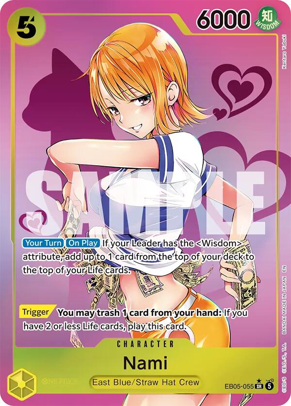 Nami (055) (Kentaro Yabuki) (EB05-055) [Extra Booster: One Piece Heroines Edition Vol. 2]