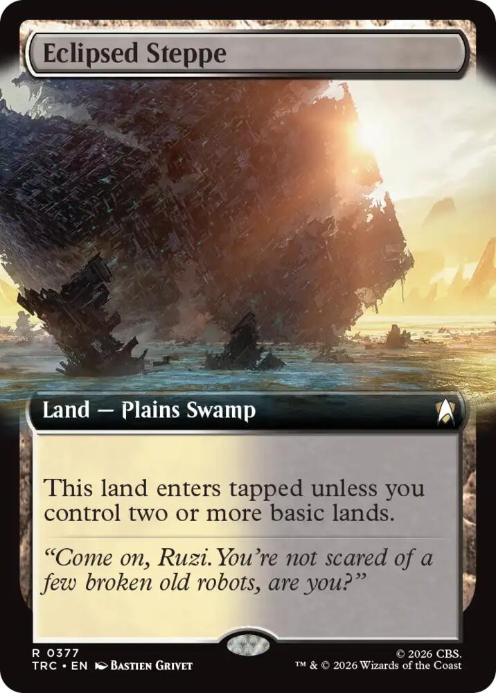 Eclipsed Steppe (Extended Art) (377) [Star Trek Commander]