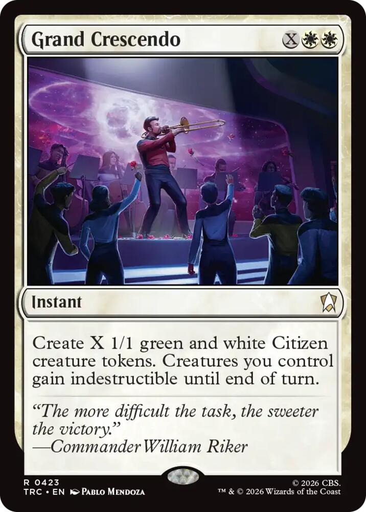 Grand Crescendo (Surge Foil) (423) [Star Trek Commander]