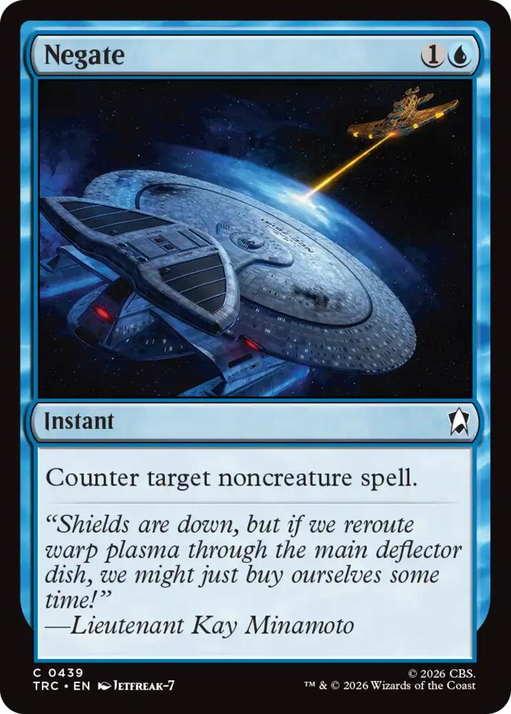 Negate (Surge Foil) (439) [Star Trek Commander]