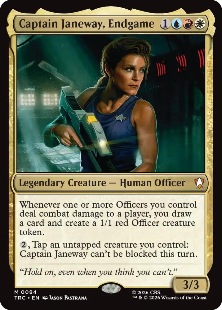 Captain Janeway, Endgame (Surge Foil) (84) [Star Trek Commander]
