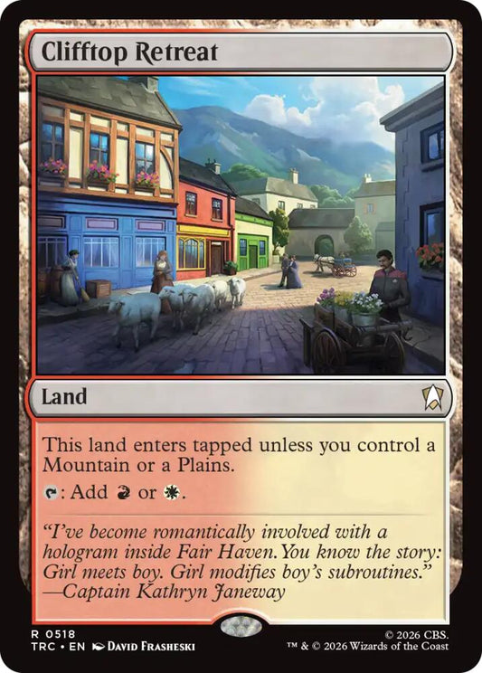 Clifftop Retreat (Surge Foil) (518) [Star Trek Commander]