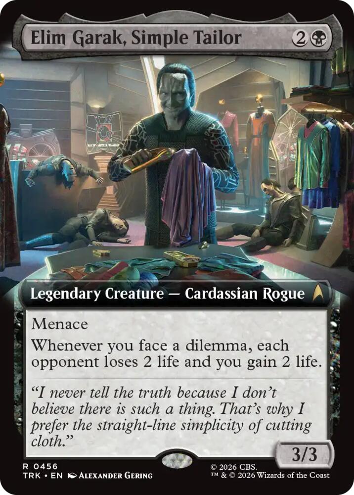 Elim Garak, Simple Tailor (Extended Art) (456) [Star Trek]