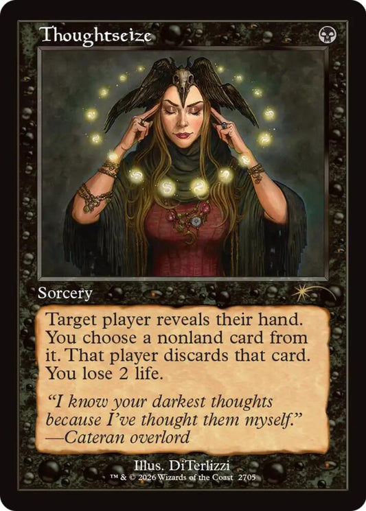 Thoughtseize (2705) (Retro Frame) [Secret Lair Drop]