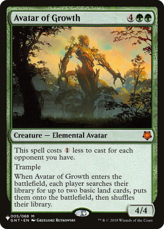 Avatar of Growth (5) [The List]