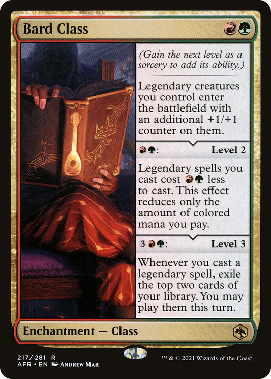 Bard Class [Dungeons & Dragons: Adventures in the Forgotten Realms]