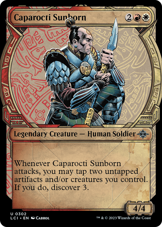 Caparocti Sunborn (LCI-302) - The Lost Caverns of Ixalan: (Showcase) Foil