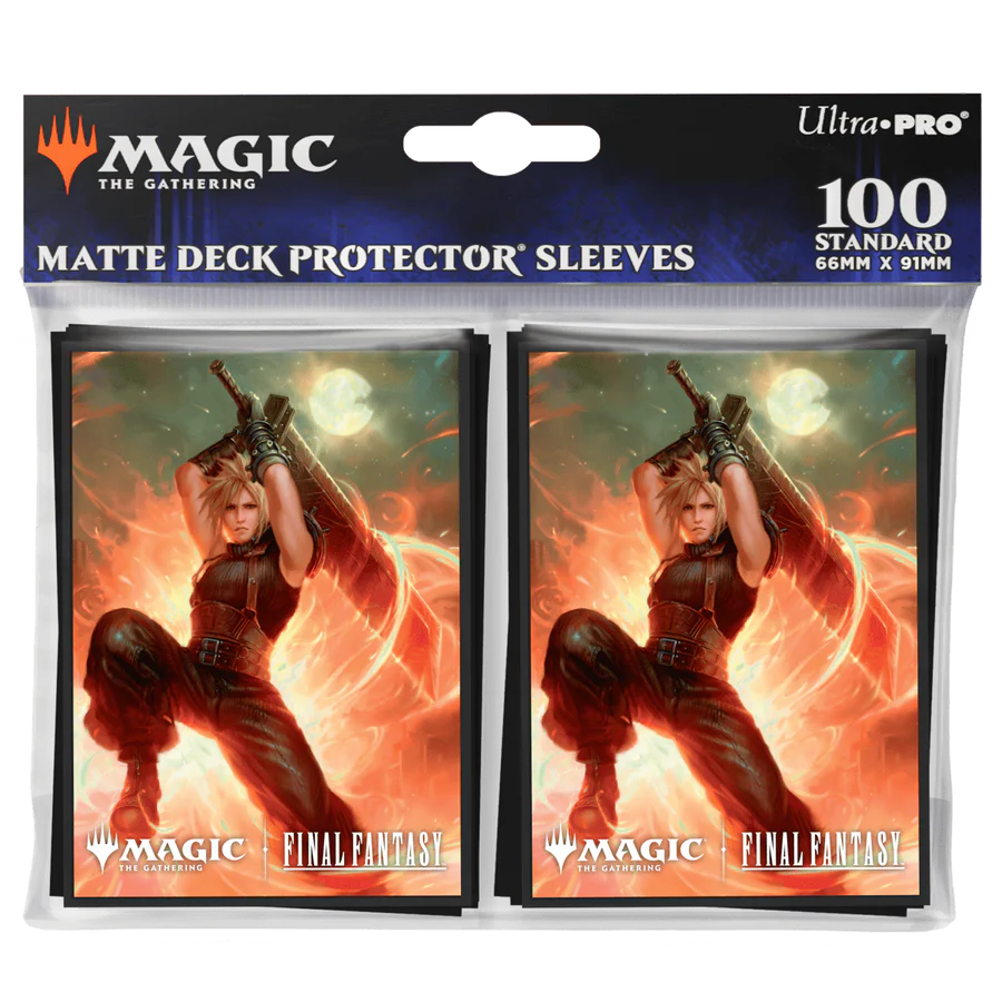 Ultra-Pro Deck Protector Sleeves Pro-Matte 100ct MTG Final Fantasy  (66mm x 91mm)