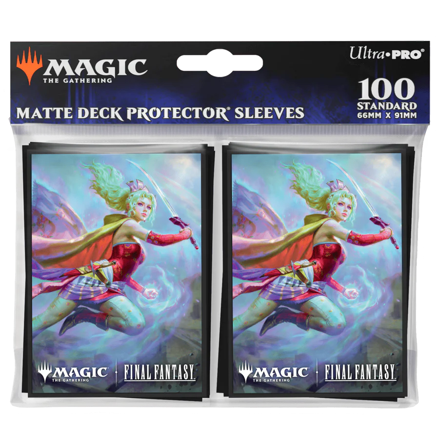 Ultra-Pro Deck Protector Sleeves Pro-Matte 100ct MTG Final Fantasy  (66mm x 91mm)