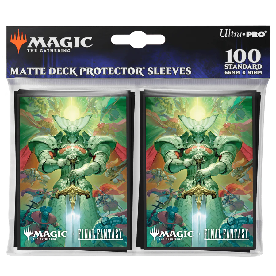 Ultra-Pro Deck Protector Sleeves Pro-Matte 100ct MTG Final Fantasy  (66mm x 91mm)