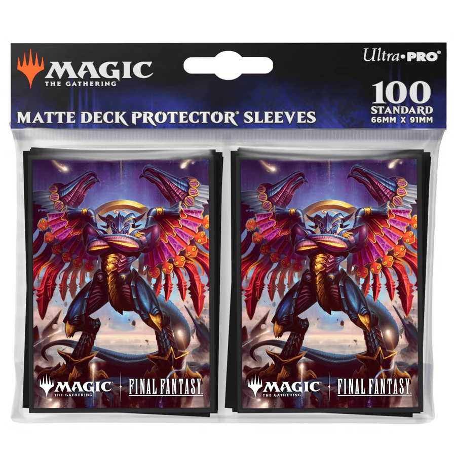 Ultra-Pro Deck Protector Sleeves Pro-Matte 100ct MTG Final Fantasy  (66mm x 91mm)