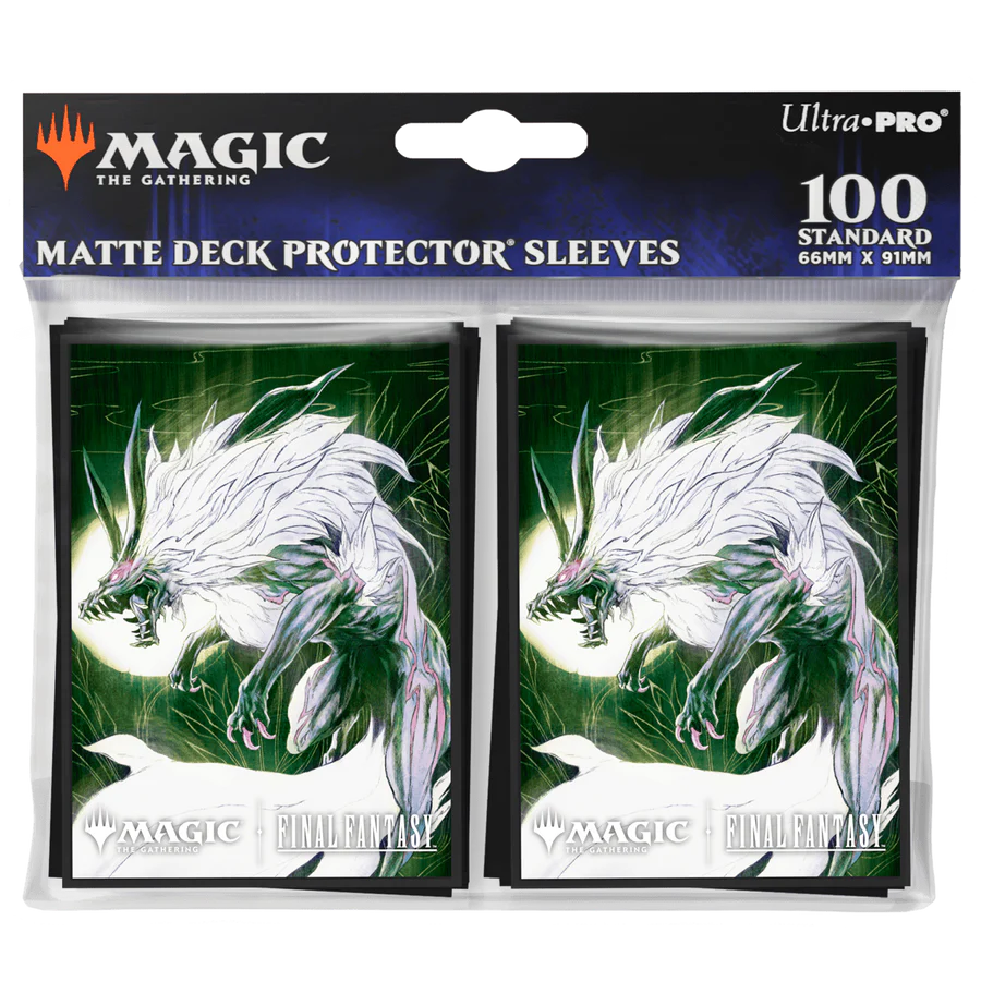 Ultra-Pro Deck Protector Sleeves Pro-Matte 100ct MTG Final Fantasy  (66mm x 91mm)
