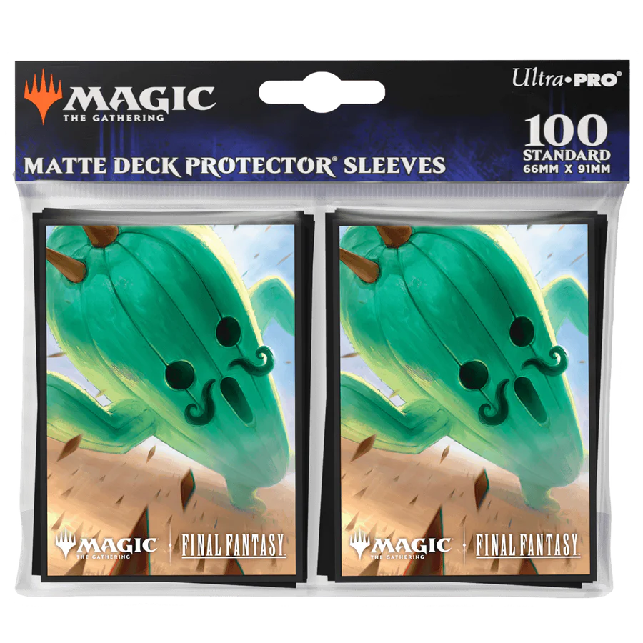 Ultra-Pro Deck Protector Sleeves Pro-Matte 100ct MTG Final Fantasy  (66mm x 91mm)