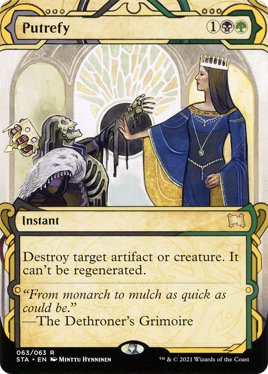 Putrefy (STA-063) - Strixhaven Mystical Archive: (Showcase) (Borderless)