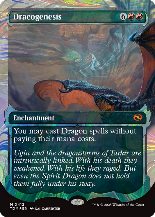 Dracogenesis (0412) (Showcase Halo Foil) (Japanese) [Tarkir: Dragonstorm]