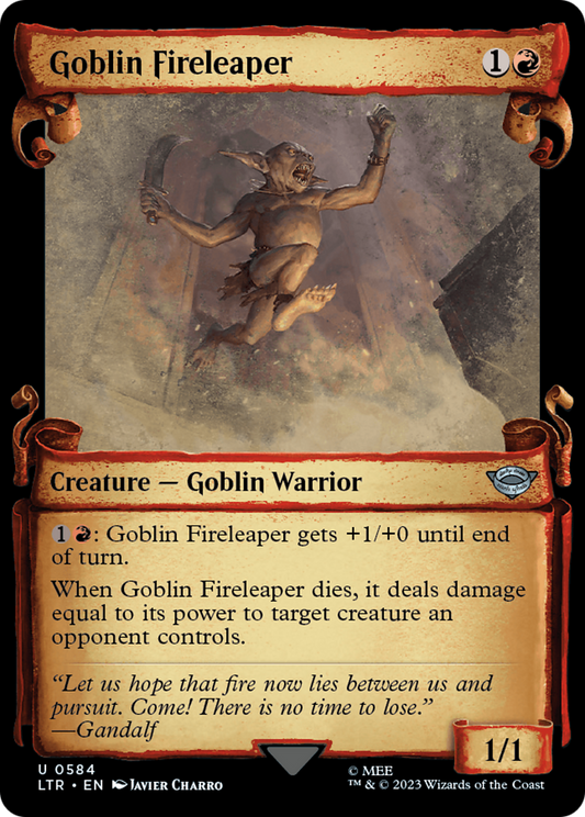 Goblin Fireleaper (LTR-584) - The Lord of the Rings: Tales of Middle-earth: (Showcase)