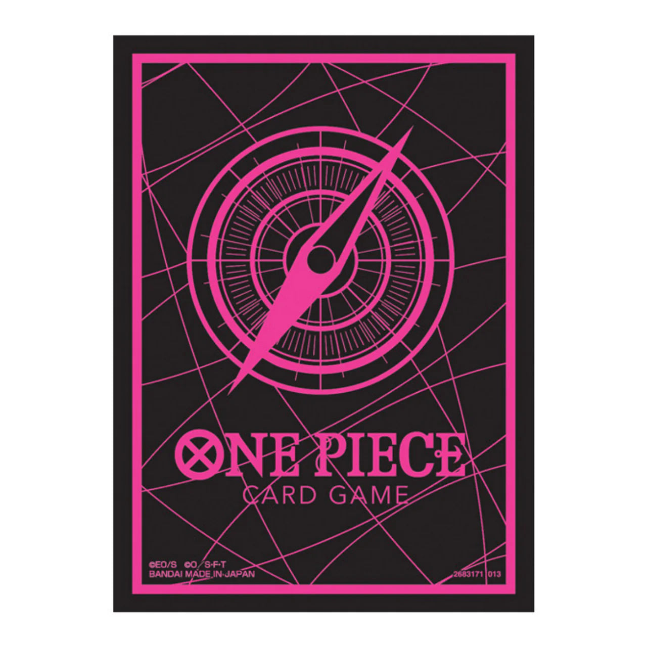 One Piece TCG Sleeves - Assortment 6 - Standard Black X Pink