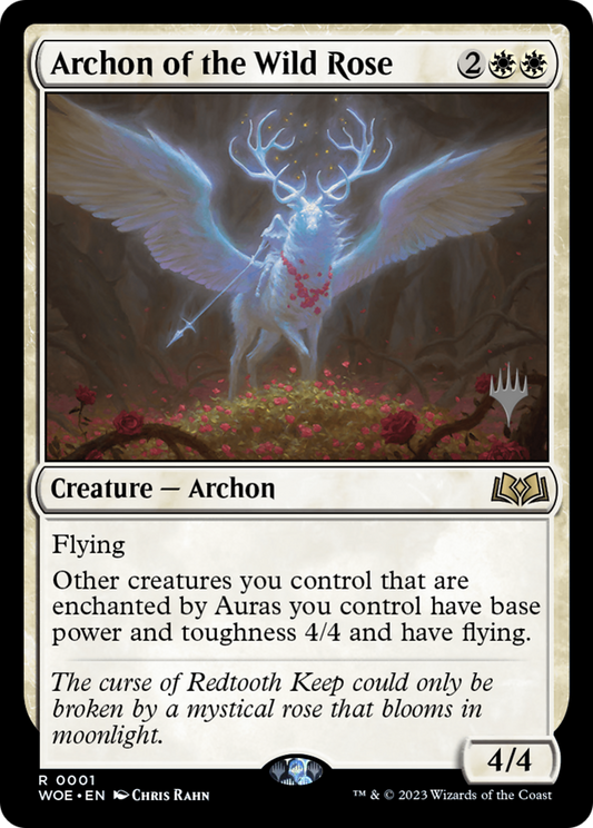 Archon of the Wild Rose (PPWOE-001) - Wilds of Eldraine Promos Foil