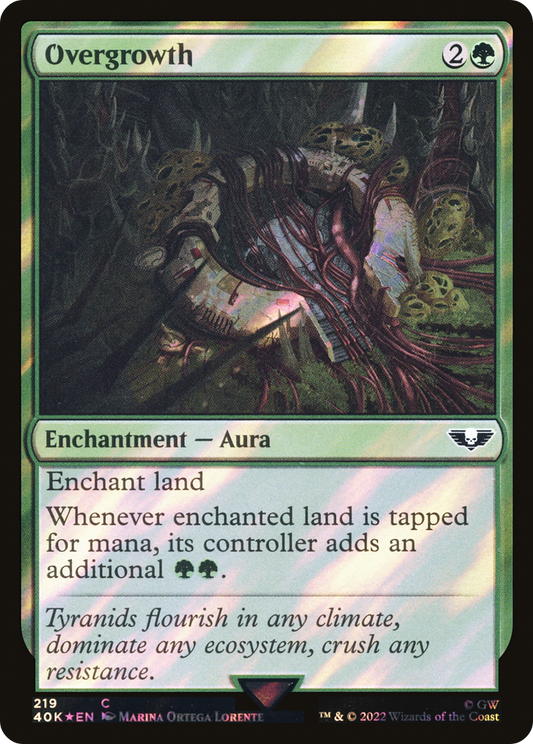 Overgrowth (Surge Foil) [Universes Beyond: Warhammer 40,000]