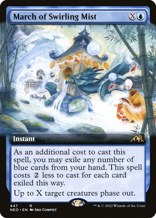 March of Swirling Mist (Extended Art) [Kamigawa: Neon Dynasty]