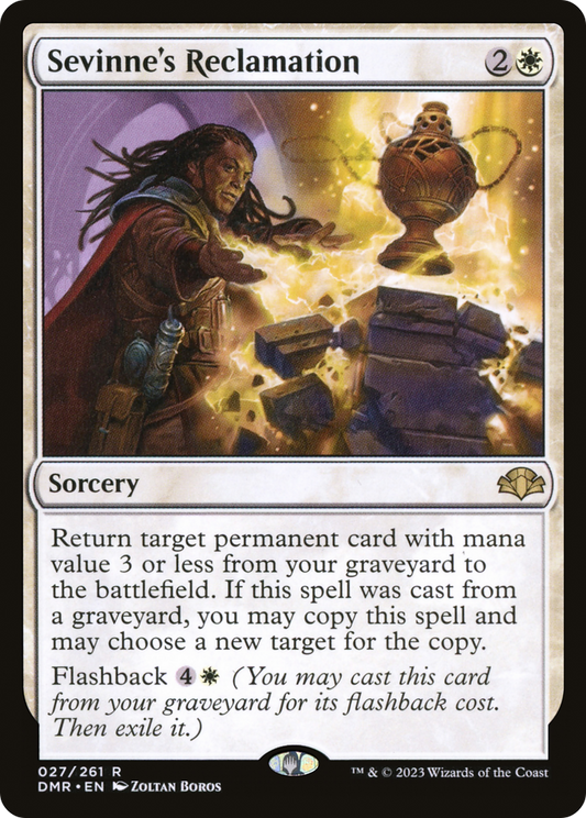 Sevinne's Reclamation (DMR-027) - Dominaria Remastered Foil