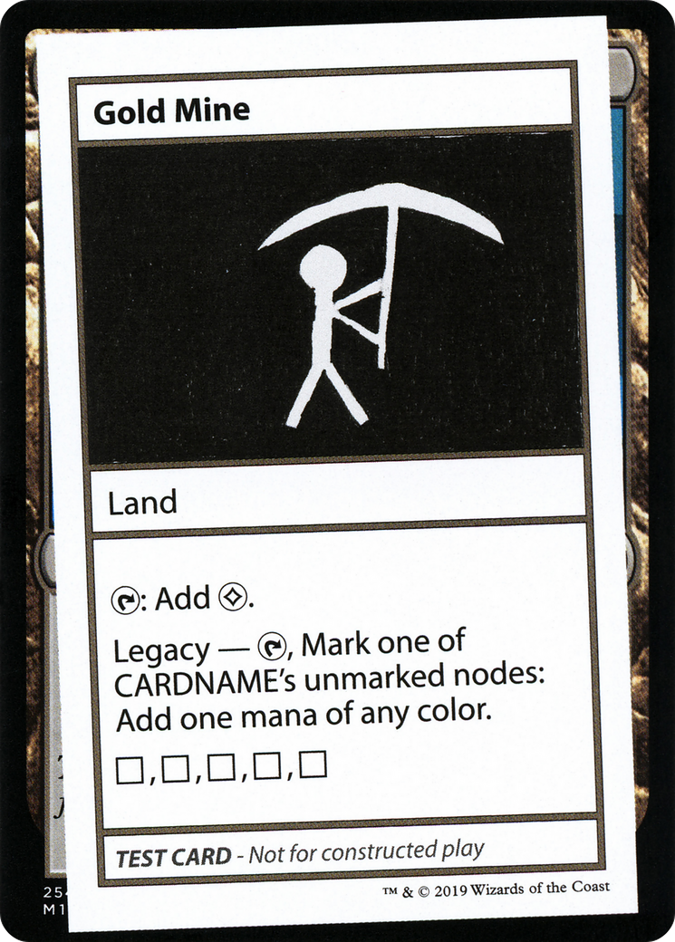 Gold Mine (2021 Edition) [Mystery Booster Playtest Cards]