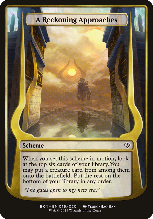 A Reckoning Approaches [Archenemy: Nicol Bolas Schemes]