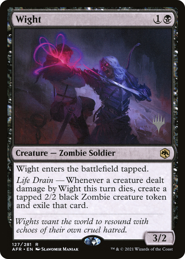 Wight (PPAFR-127) - Adventures in the Forgotten Realms Promos Foil