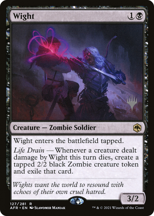 Wight (PPAFR-127) - Adventures in the Forgotten Realms Promos Foil