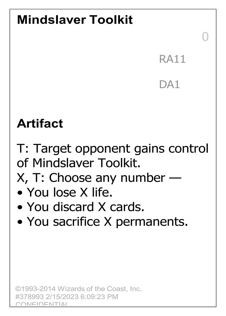 Mindslaver Toolkit [Unknown Event]
