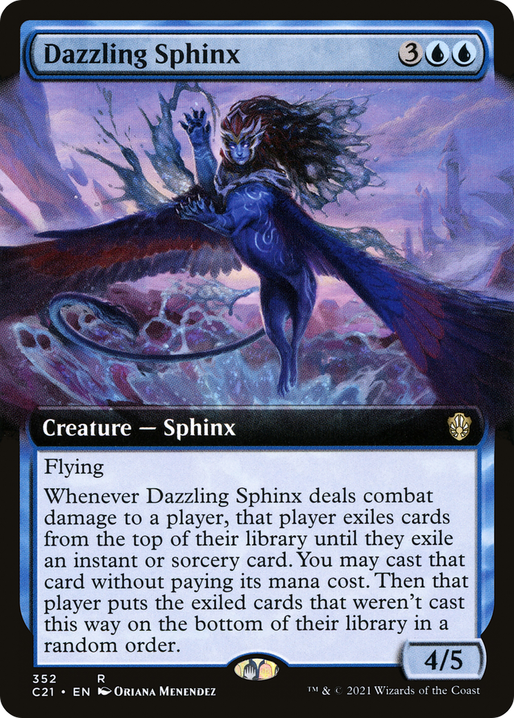 Dazzling Sphinx (Extended) [Commander 2021]