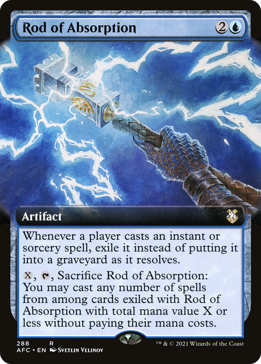 Rod of Absorption (Extended) [Dungeons & Dragons: Adventures in the Forgotten Realms Commander]
