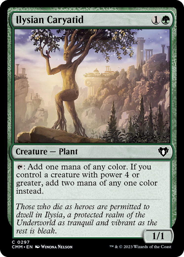 Ilysian Caryatid (CMM-297) - Commander Masters