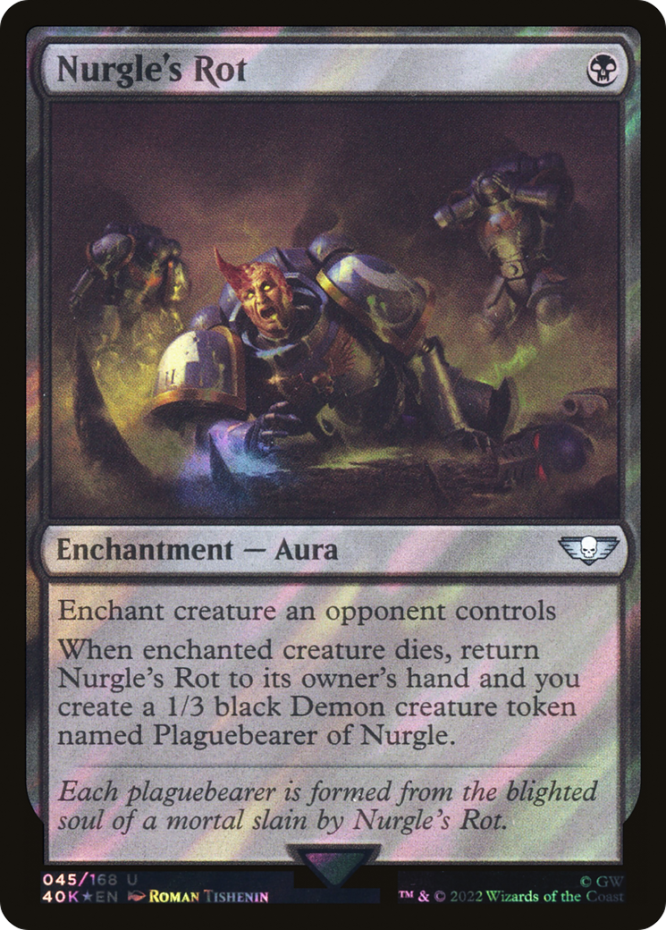 Nurgle's Rot (Surge Foil) [Universes Beyond: Warhammer 40,000]