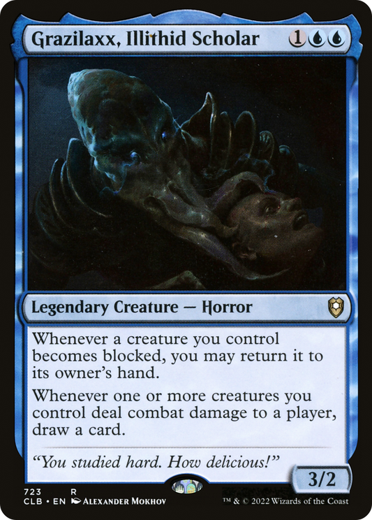 Grazilaxx, Illithid Scholar [Commander Legends: Battle for Baldur's Gate]