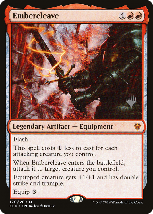 Embercleave (PPELD-120) - Throne of Eldraine Promos Foil