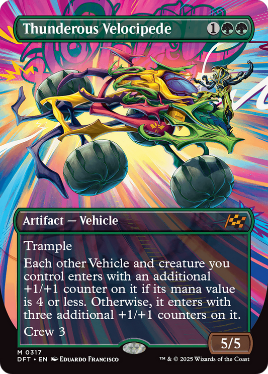 Thunderous Velocipede (DFT-317) - Aetherdrift (Borderless)